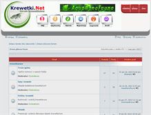 Tablet Screenshot of krewetki.net